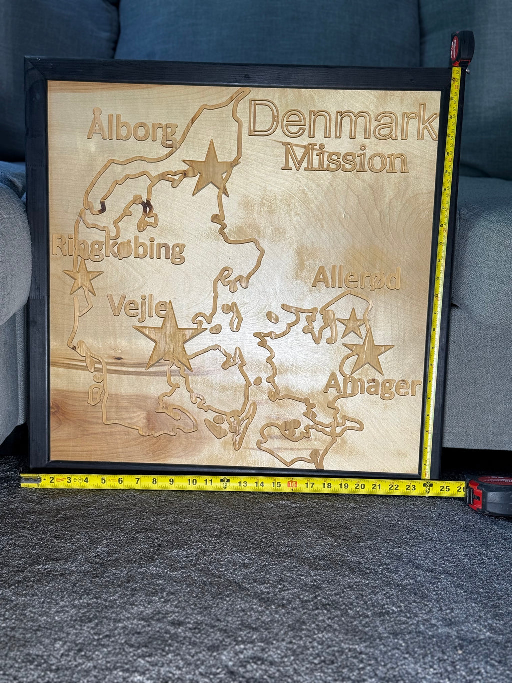 Custom Mission Map Plaque | CNC carved Wood Wall Art, LDS Homecoming Gift